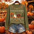 Women's Retro Autumn Casual Round Neck Top