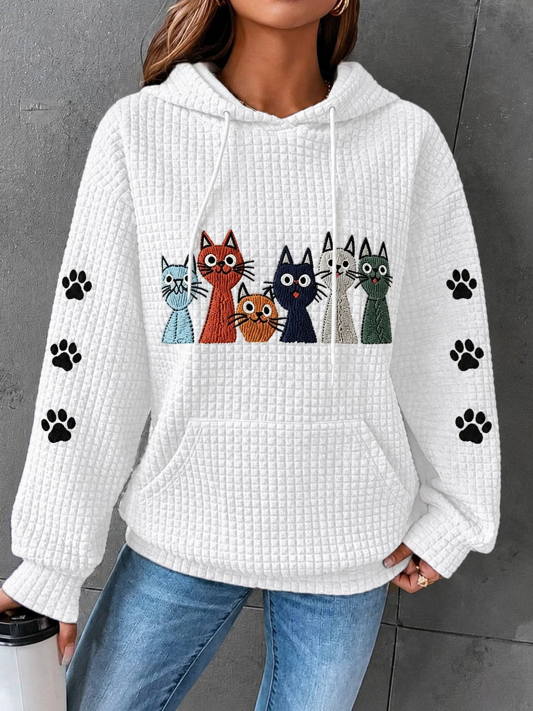 Women's Casual Animal Print Hoodie