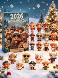 2026 Highland Cow Advent Calendar Blind Box