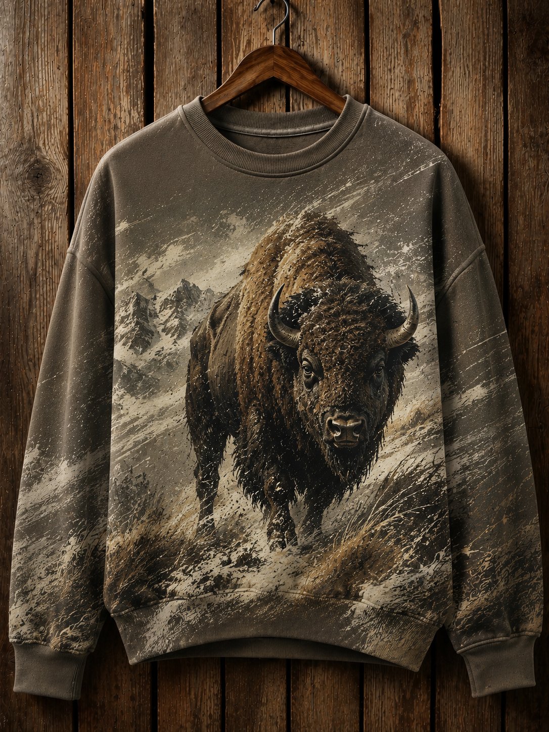 Women's Outdoor Casual Animal Print Sweatshirt