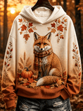 Women's Fall Animal Print Sweatshirt
