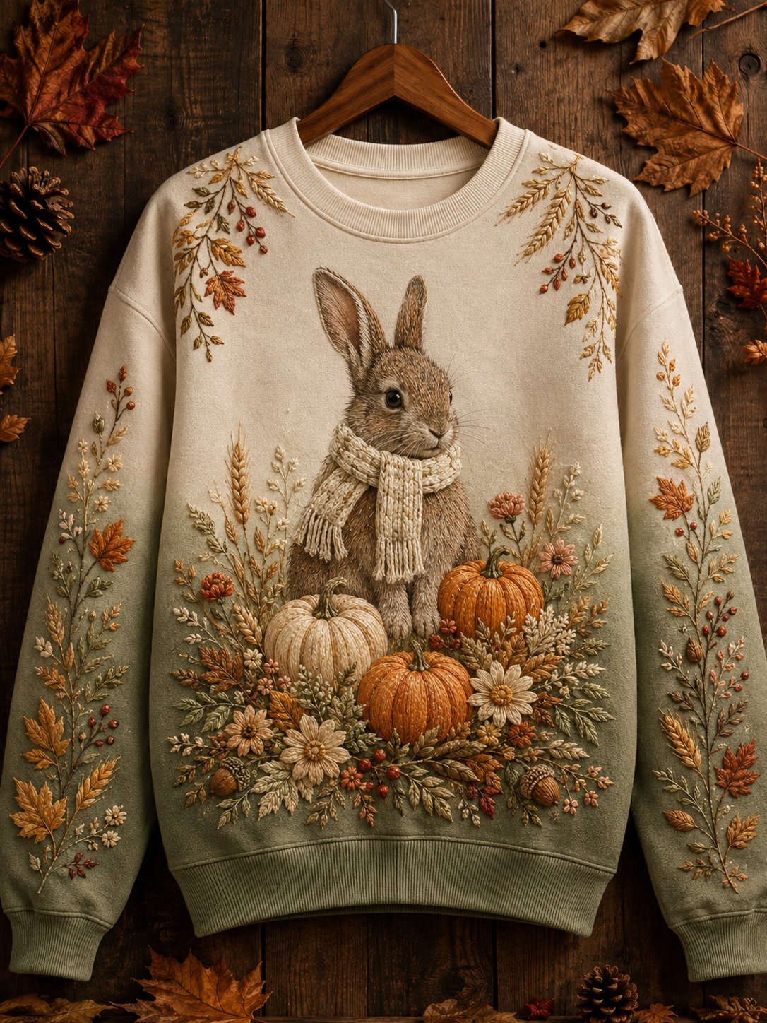 Women's Casual Animal-Print Sweatshirt For Autumn