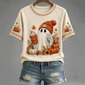 Women's Fall Funny Casual Graphic Print T-shirt