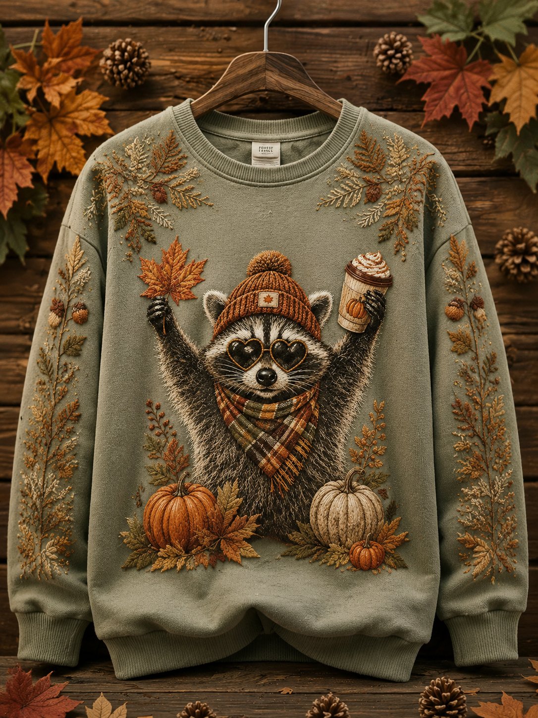 Women's Autumn Animal Printed Casual Sweatshirt