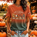 Women's "ber-months" Fall To Hoilday Casual Printed T-shirt