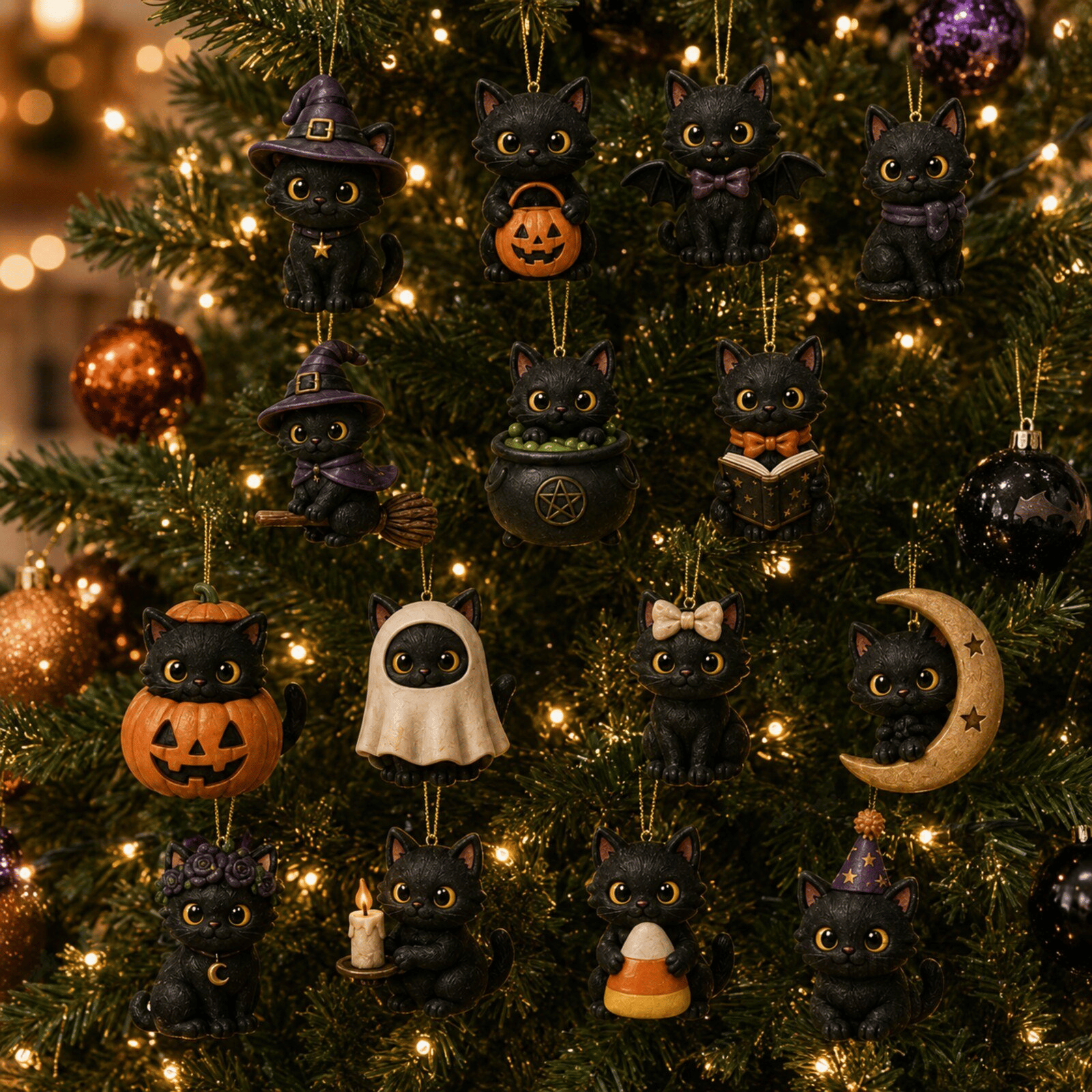 Black Cat Halloween Advent Calendar 2026 Blind Box