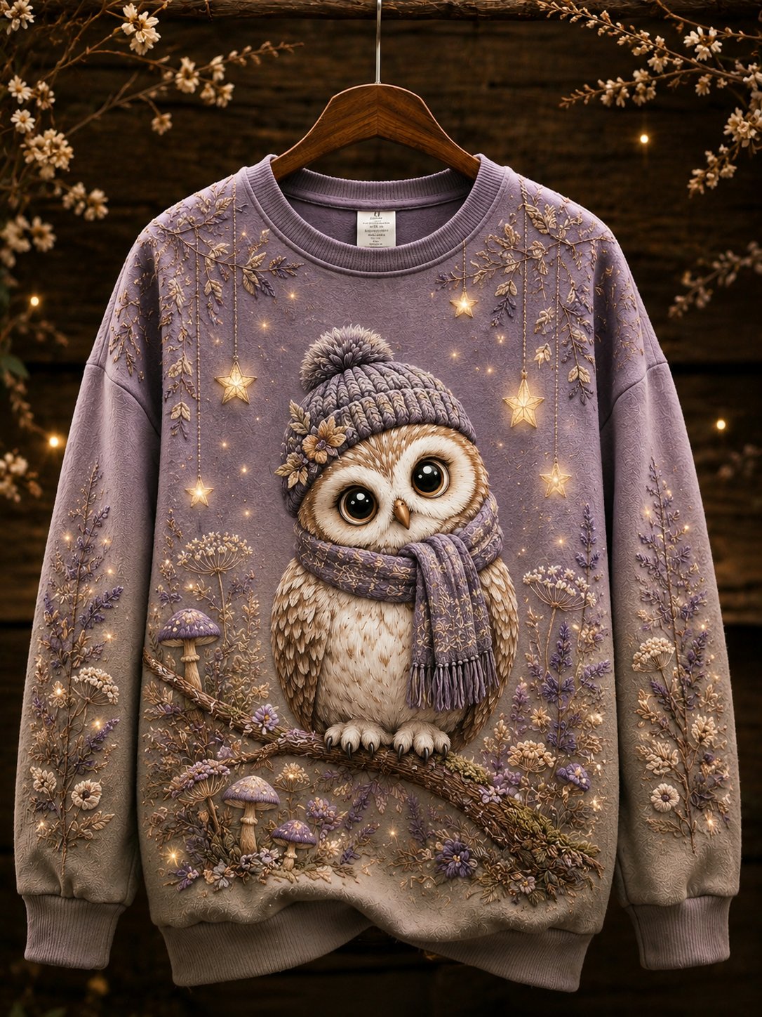 Women's Warm Healing Animal Print Sweatshirt