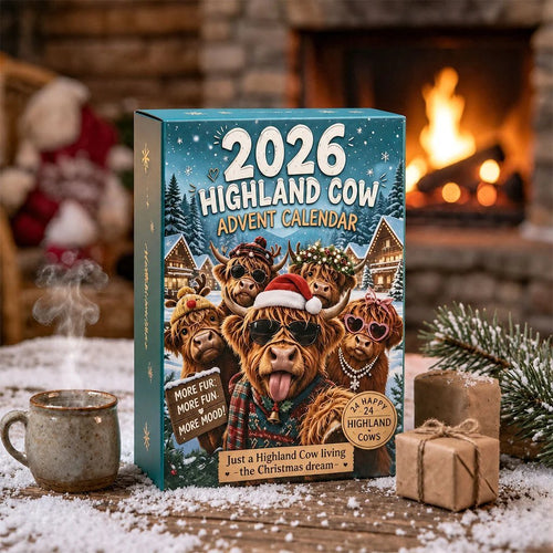2026 Highland Cow Advent Calendar Blind Box