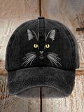 🐾Buy 3 Save 10%🐱Unisex Animal Cat Print Baseball Cap💛100% For Shelter Pets🐱🐶