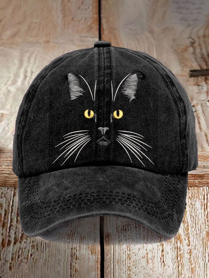 🐾Buy 3 Save 10%🐱Unisex Animal Cat Print Baseball Cap💛100% For Shelter Pets🐱🐶