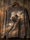 Women's Outdoor Casual Animal Print Sweatshirt