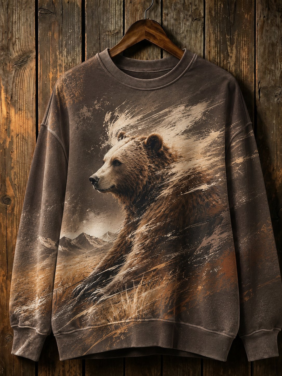 Women's Outdoor Casual Animal Print Sweatshirt