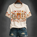 Women's Autumn “with God All Things Are Possible.” Printed T-shirt