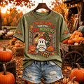 Women's I'm Ready For The 'ber Months Print Short Sleeve T-shirt