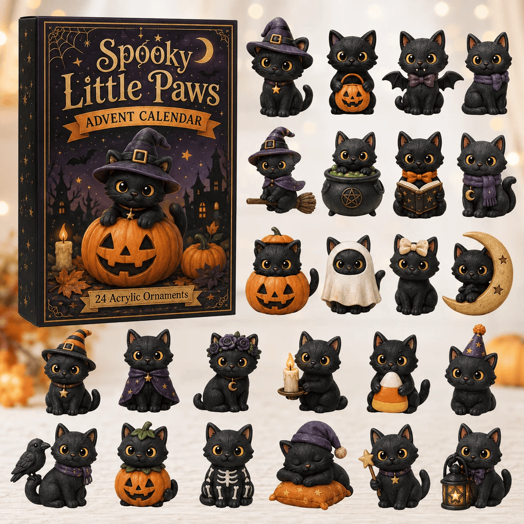 Black Cat Halloween Advent Calendar 2026 Blind Box