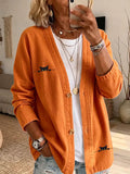 Women's Casual Printed Cardigan