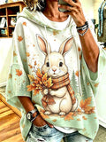 Women's Casual Printed Loose Sweatshirt