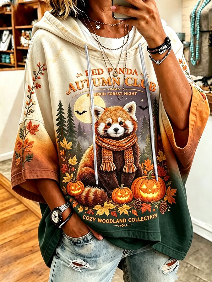Women's Fall Halloween Print Sweatshirt