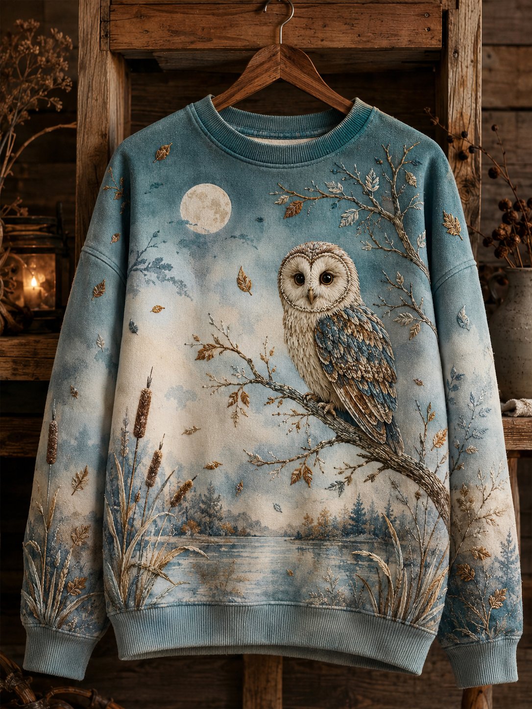 Women's Autumn Animal Print Sweatshirt