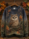 Women's Fall Animal Print Sweatshirt