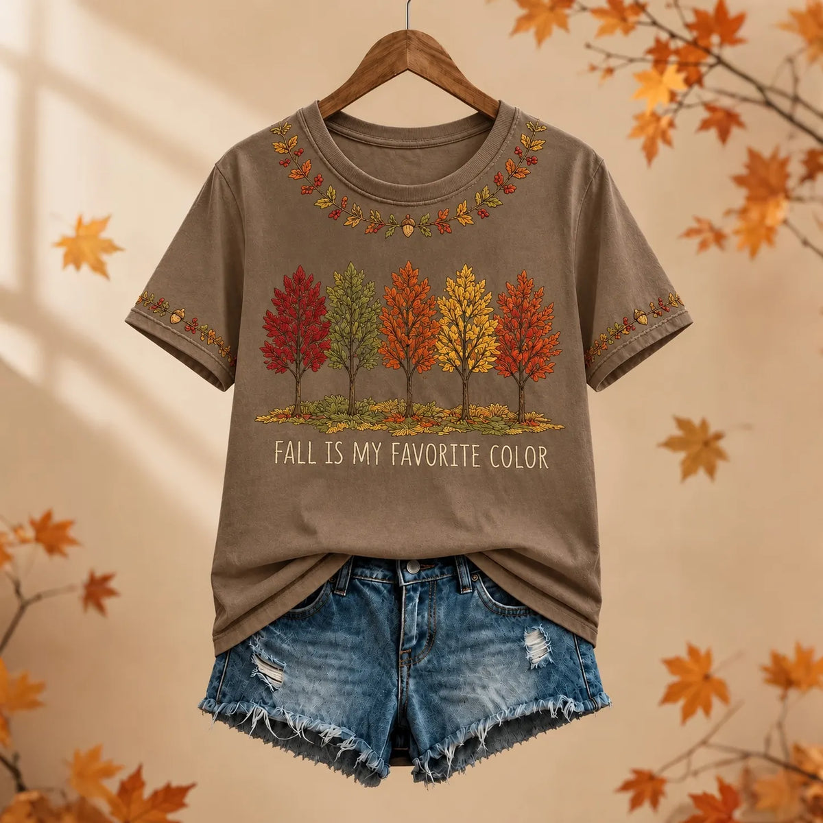 Women's Fall Is My Favorite Color Short-sleeved T-shirt