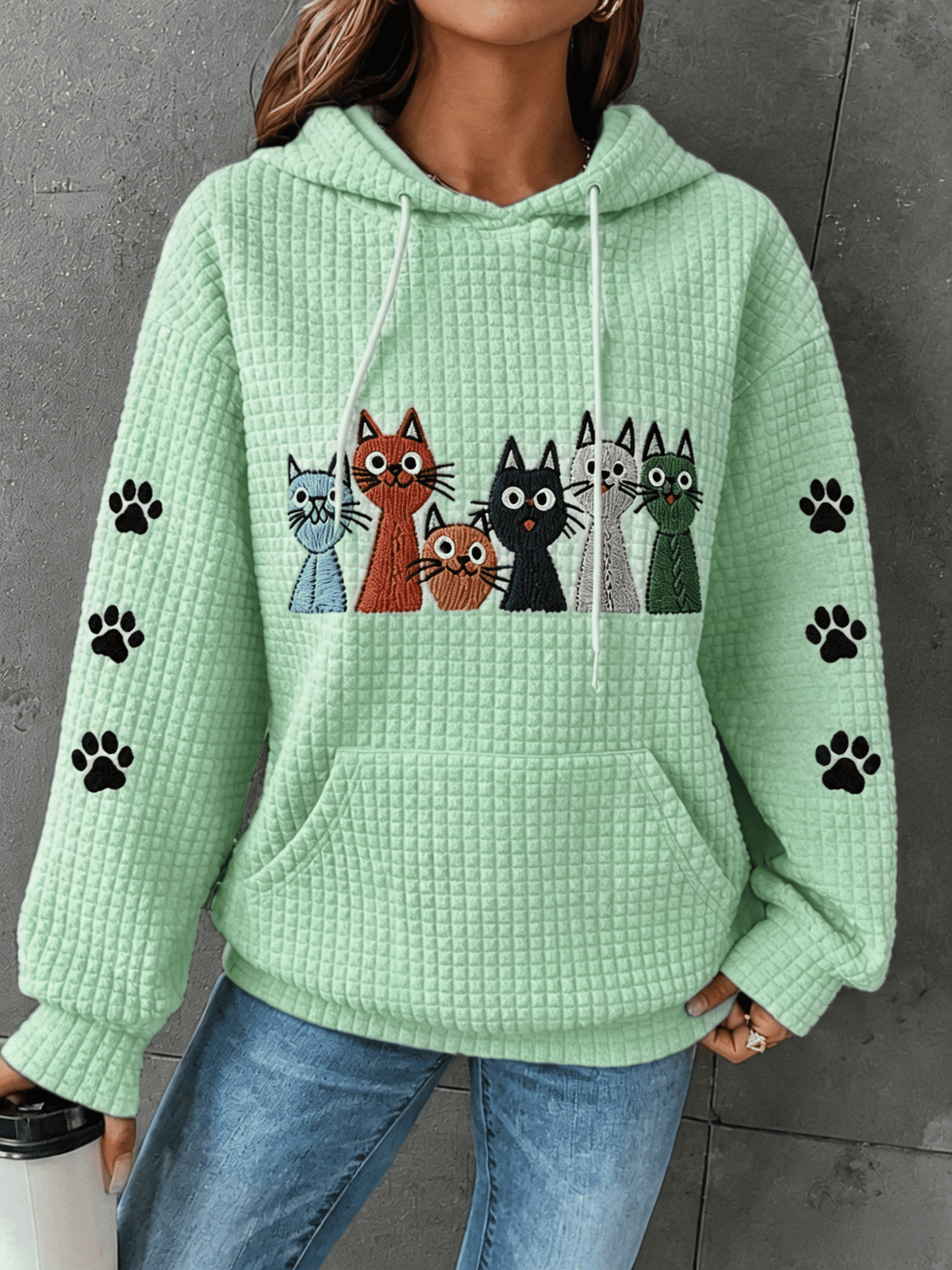 Women's Casual Animal Print Hoodie