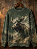 Women's Outdoor Casual Animal Print Sweatshirt