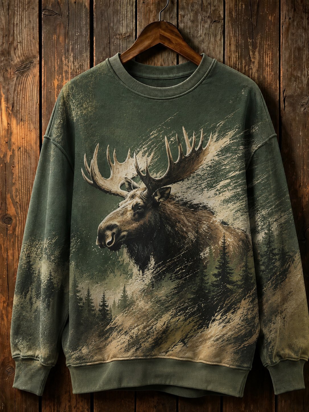 Women's Outdoor Casual Animal Print Sweatshirt