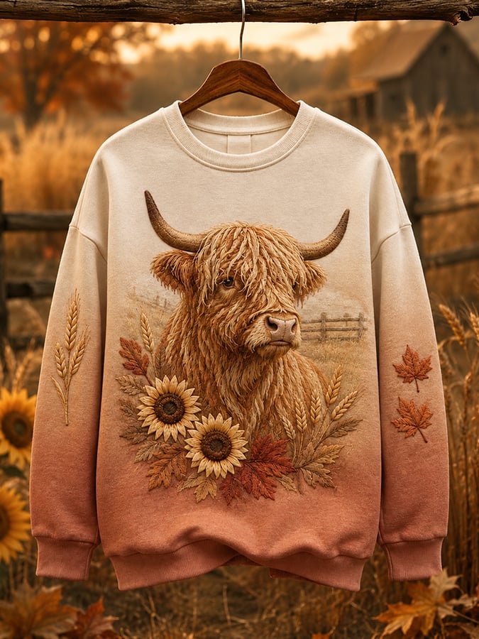 Women'S Casual Cute Animal Print Top