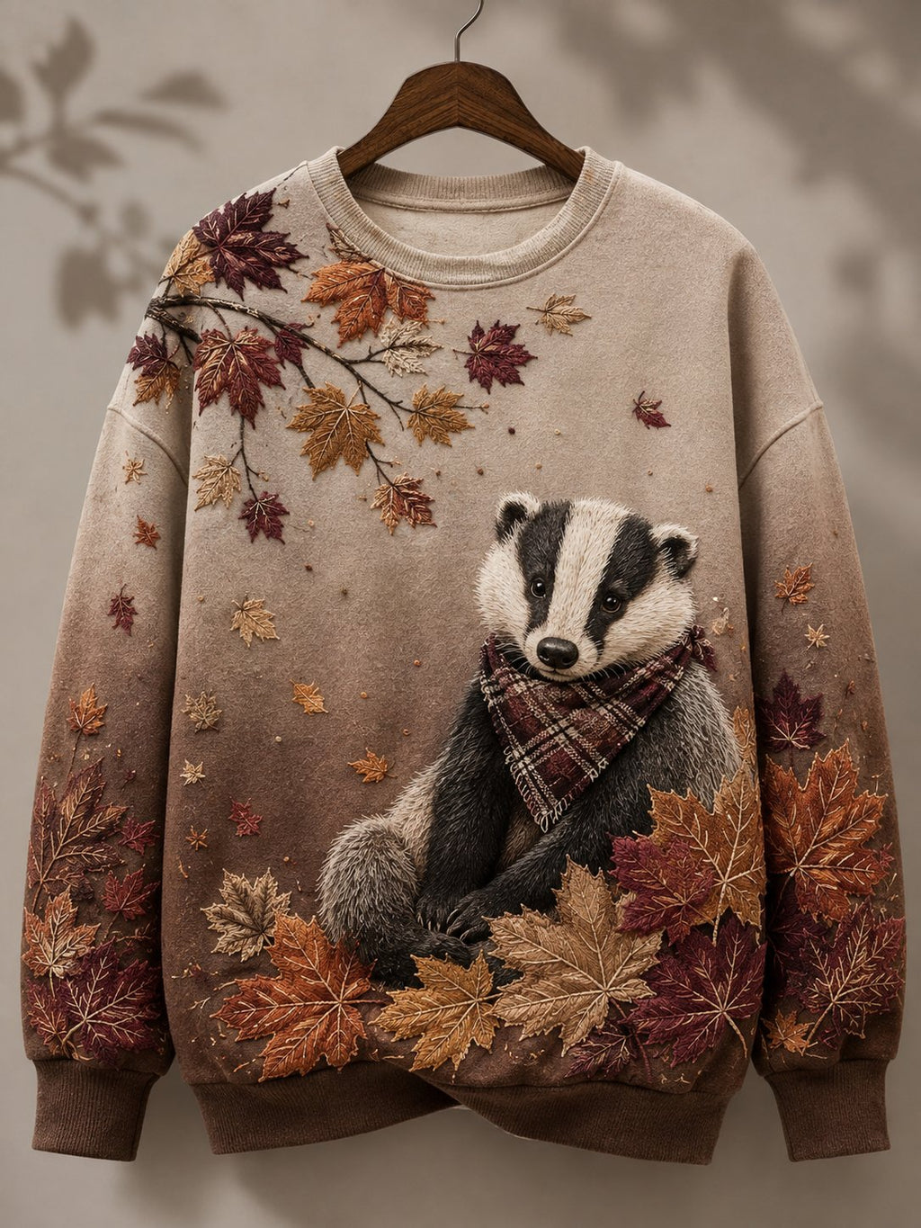 Women's Fall Animal Print Sweatshirt