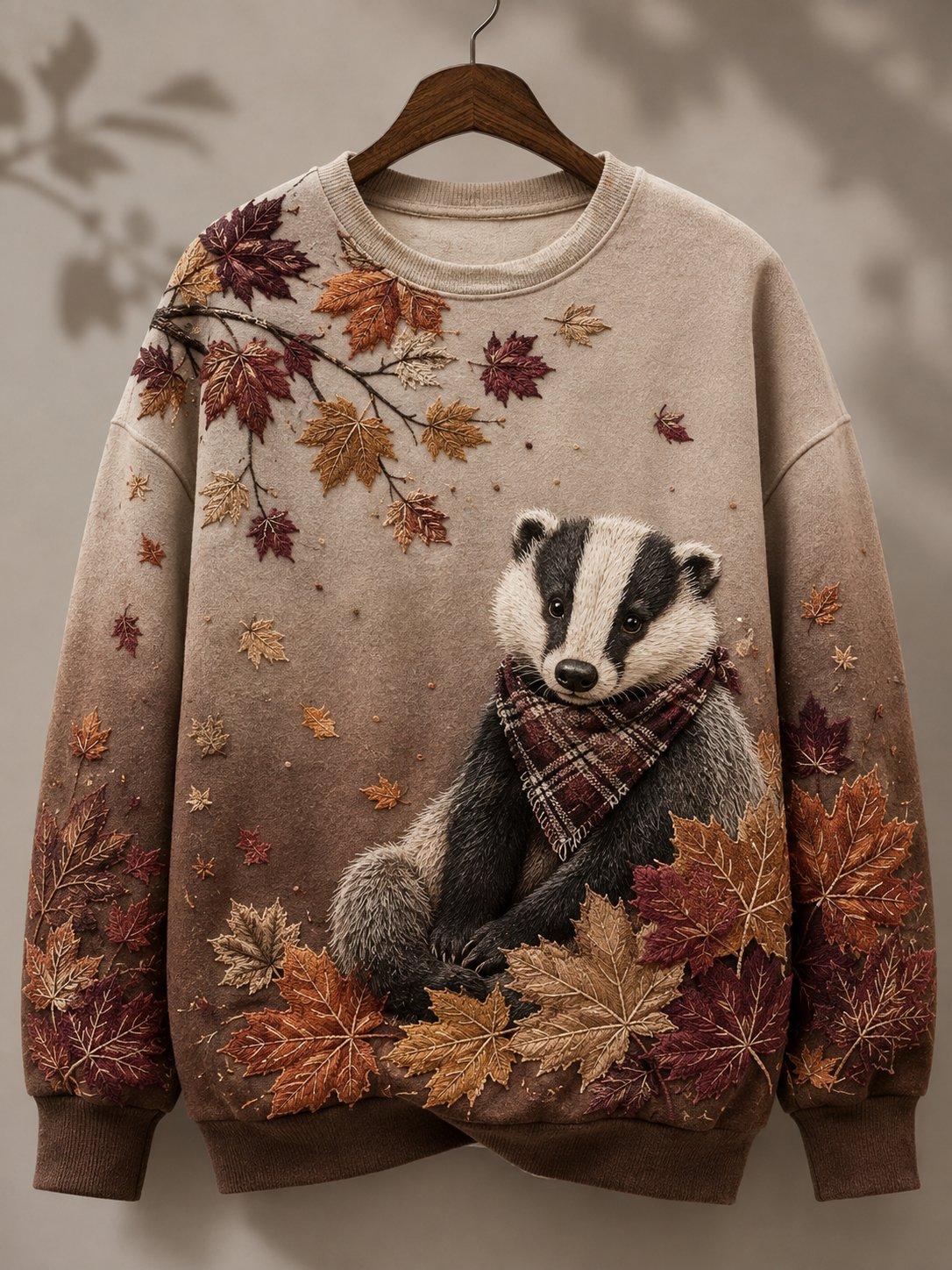 Women's Fall Animal Print Sweatshirt
