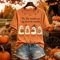 Women's The 'ber Months Are My Favorite Months Print Crew Neck T-shirt