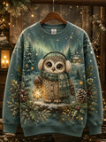 Women's Warm Healing Animal Print Sweatshirt