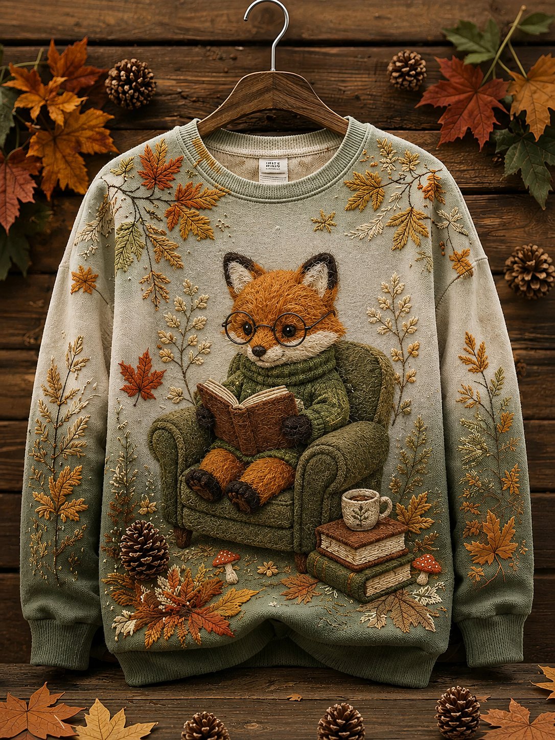 Women's Autumn Animal Printed Casual Sweatshirt