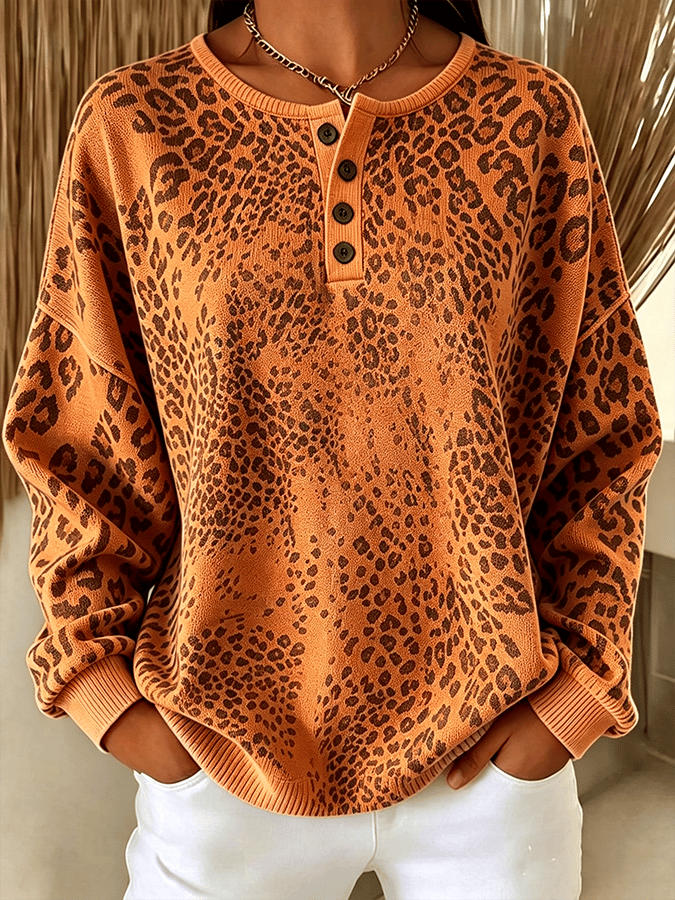 Women'S Casual Printed Sweatshirt