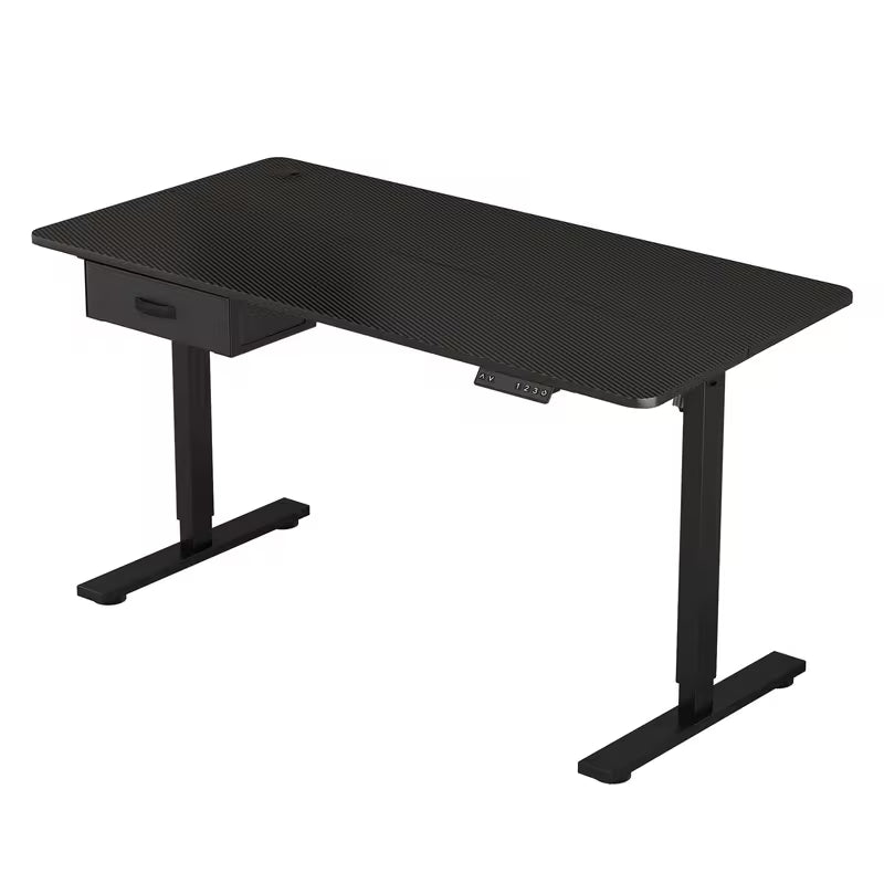 Electric Standing Desk, Electric Standing Computer Desk with USB Charging Port and Desk Drawer for Home Office