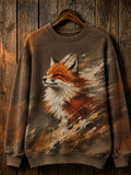 Women's Outdoor Casual Animal Print Sweatshirt