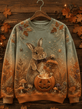 Women's Halloween Animal Print Sweatshirt