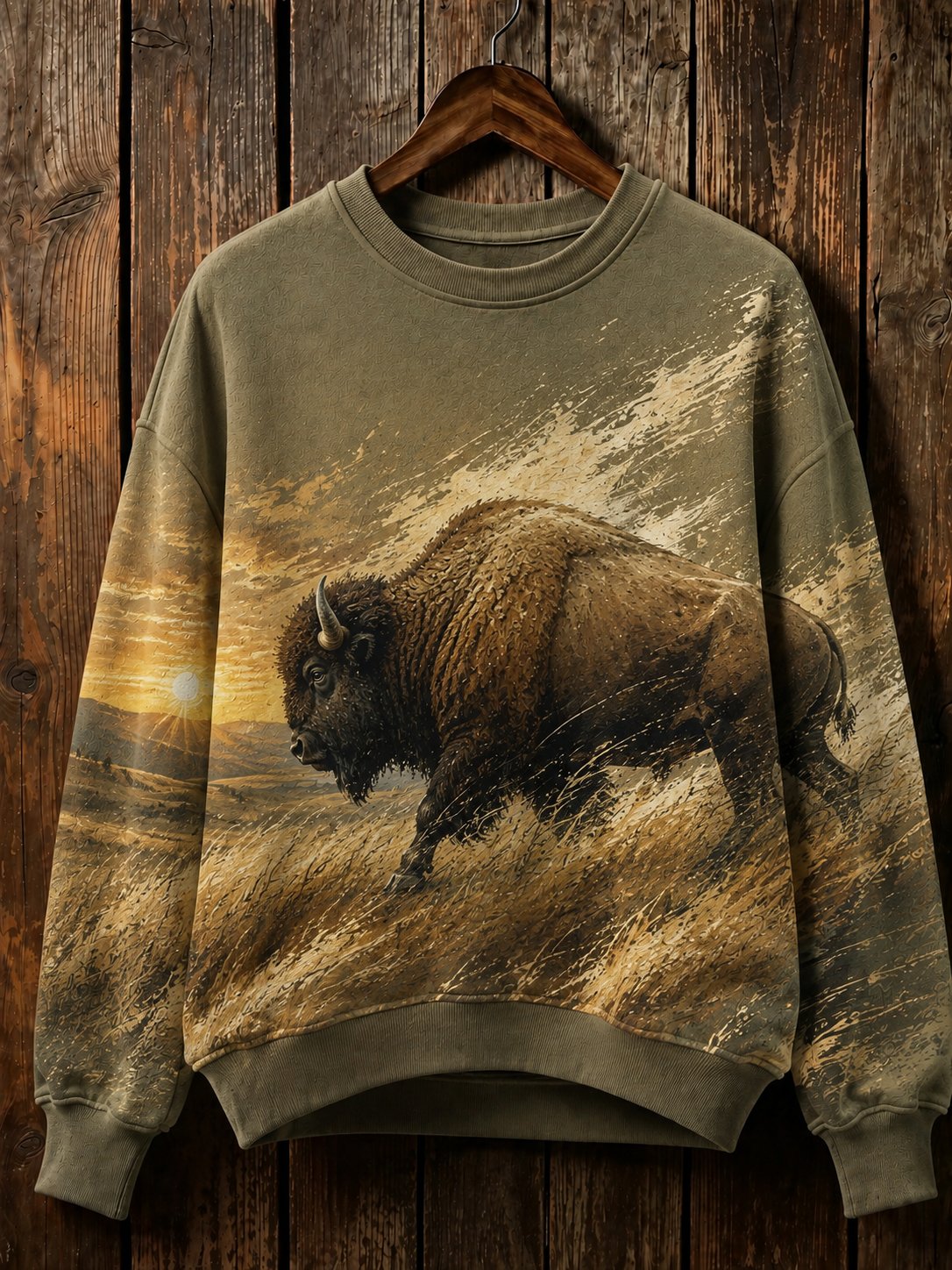 Women's Outdoor Casual Animal Print Sweatshirt