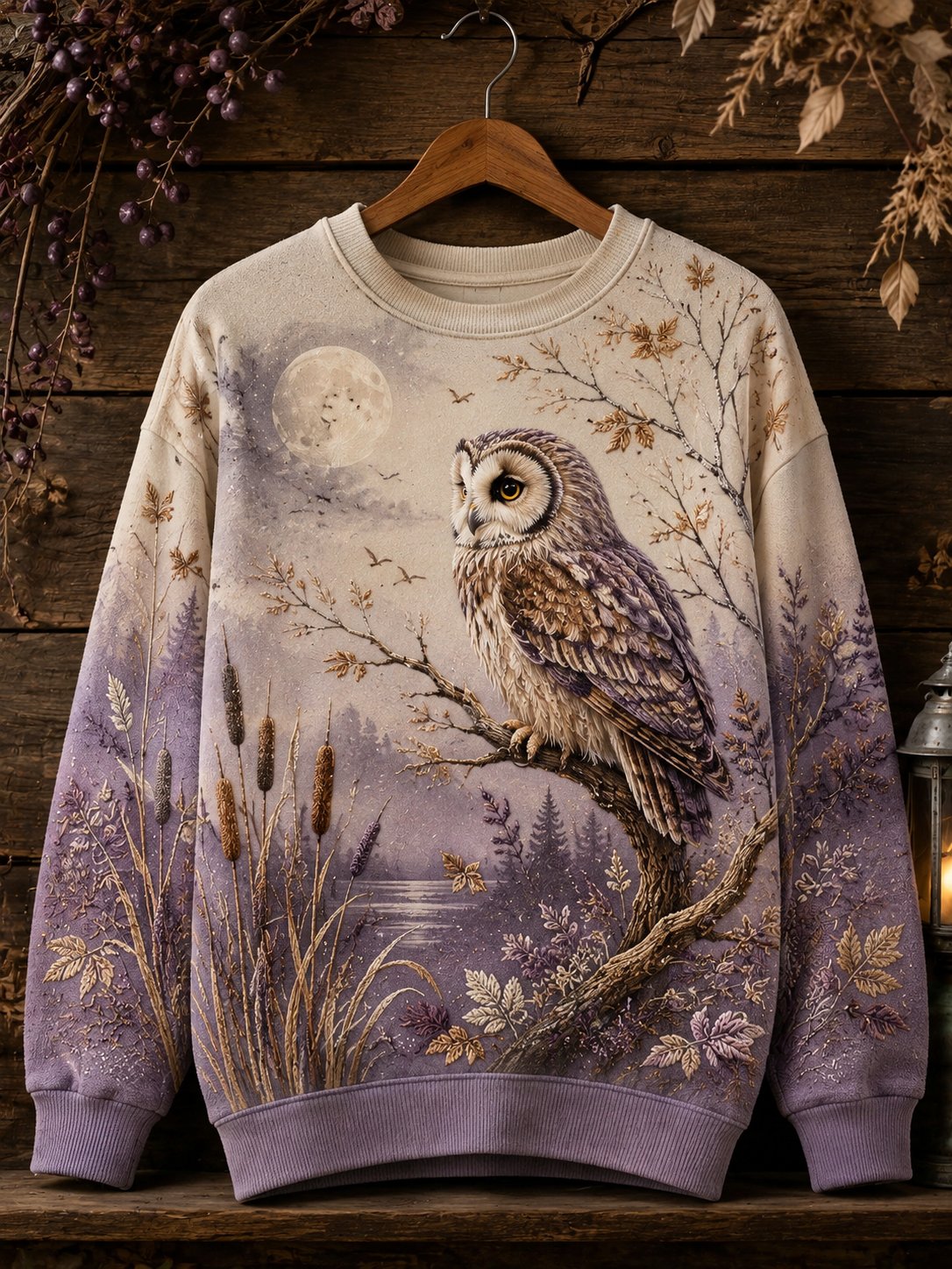 Women's Autumn Animal Print Sweatshirt