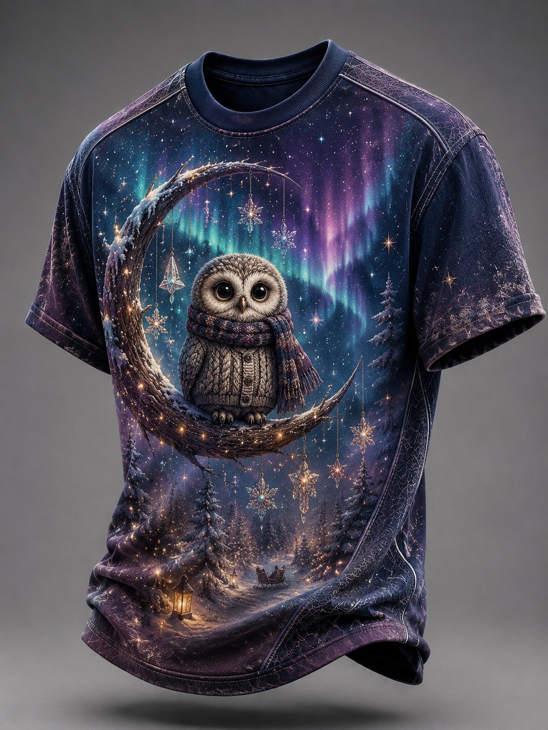 Men's Warm Healing Animal Print T-Shirt