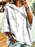 Women's Casual Printed Loose Sweatshirt
