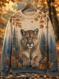 Women's Fall Animal Print Sweatshirt