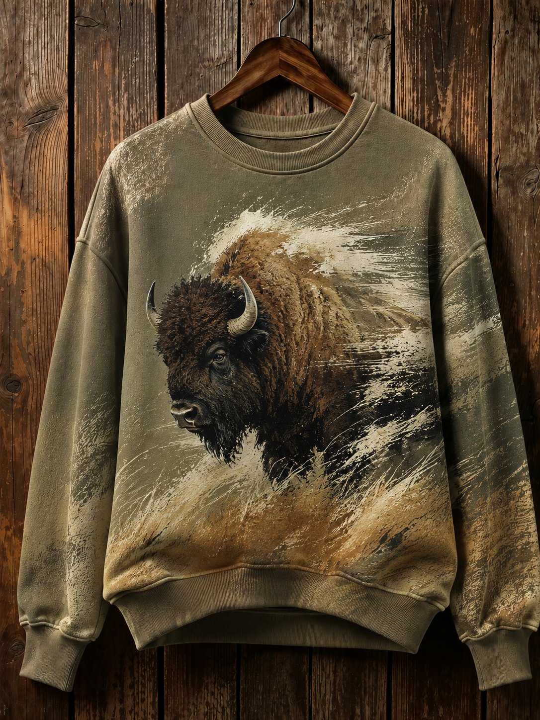 Women's Outdoor Casual Animal Print Sweatshirt