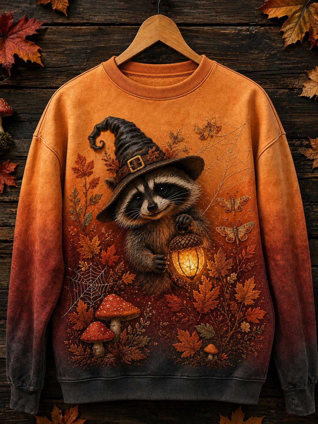 Women's Halloween Animal Print Sweatshirt