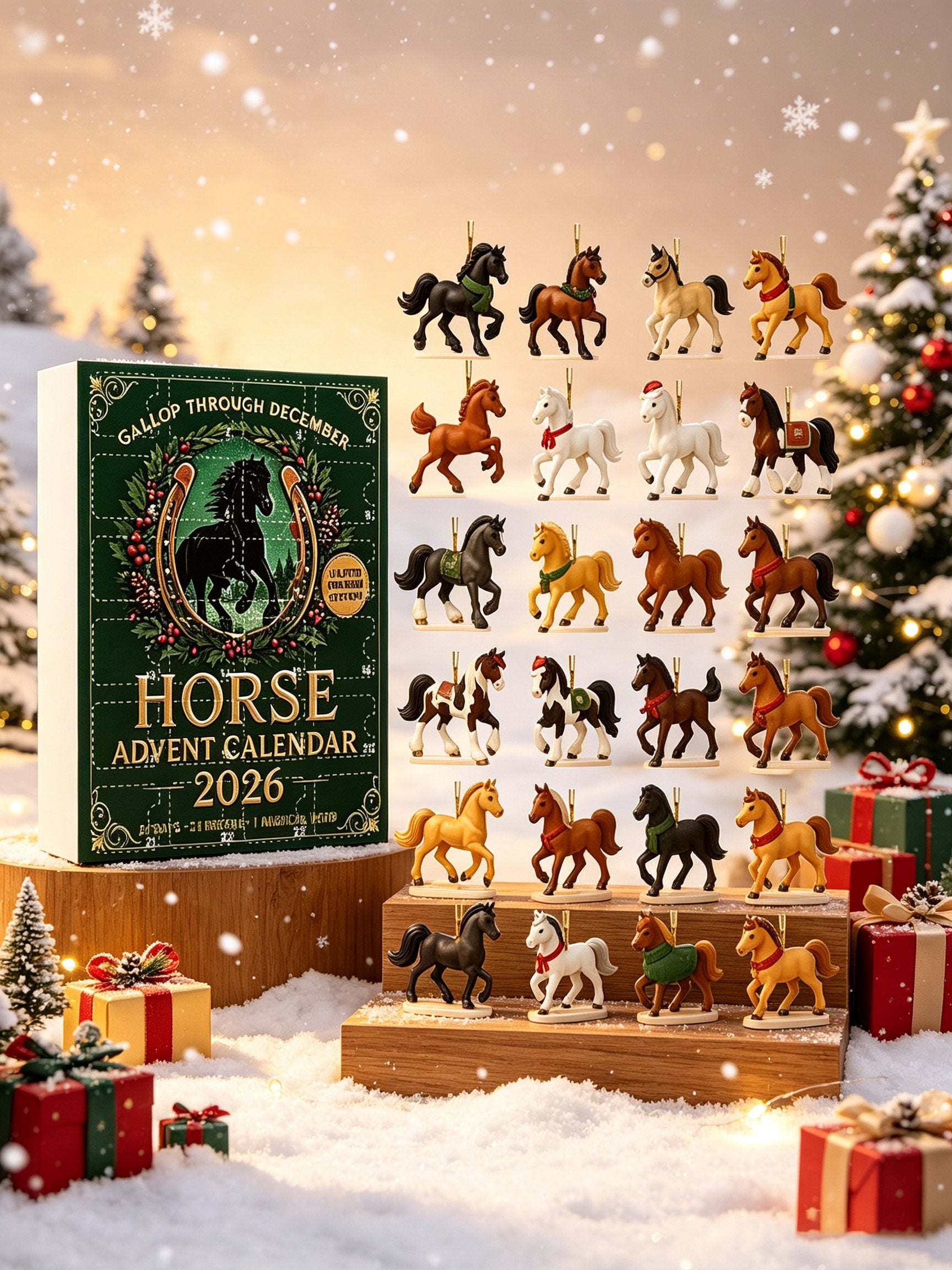 Gallop Through December – Horse Advent Calendar 2026 Blind Box