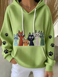 Women's Casual Animal Print Hoodie