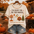 Women's I'm Ready For The 'ber Months Print Short Sleeve T-shirt