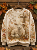 Women's Autumn Faith Animal Print Hoodie Sweatshirt