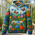 Butterfly Flower Garden Hoodie GFTOHNL2672